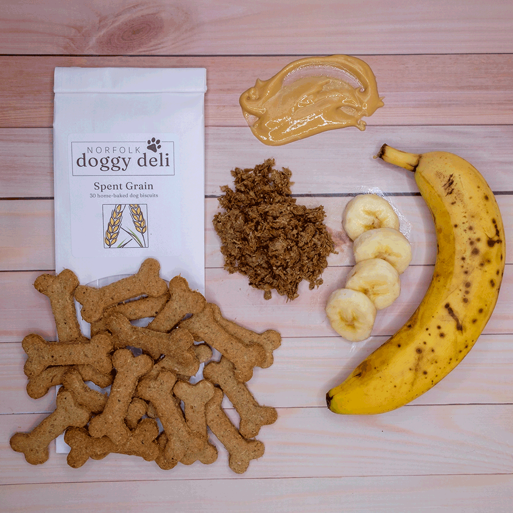 Spent Grain Dog Biscuits Ingredients