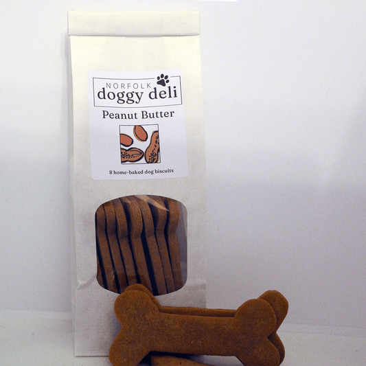Large Peanut Butter Dog Biscuits